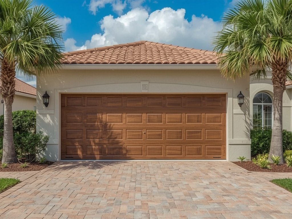 Replacement garage door project completed in South Florida