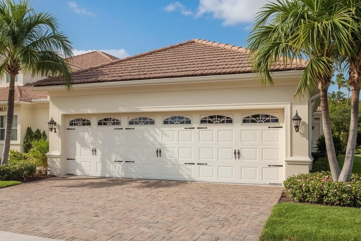 Carriage-house style garage door install